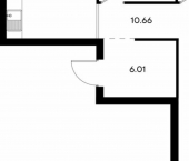 3-комн, 91 кв м, этаж 3/13 Залесная улица, 22