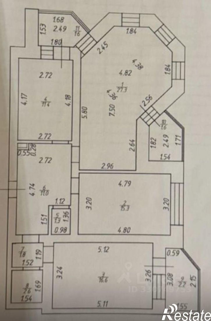 3-комн квартира улица Зур Урам, 1К к3,  д. 1К к3