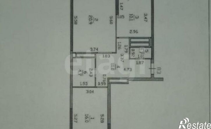 2-комн квартира ул Вишневского, 29/48,  д. 29/48
