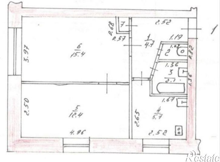 2-комн квартира улица Космонавтов, 16А,  д. 16А