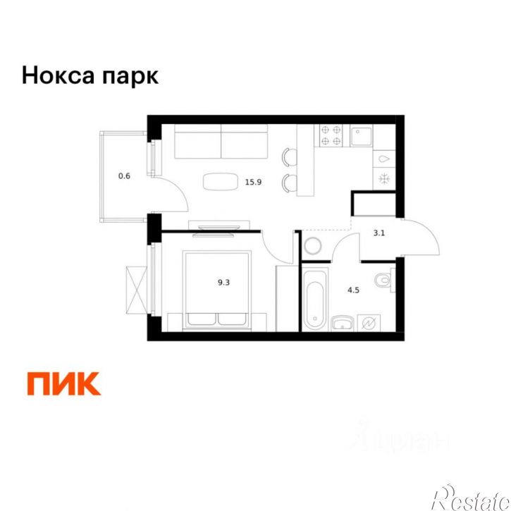 1-комн квартира в новом доме ул Анаса Тазетдинова, 1 10,  д. 1 10,  к. 10