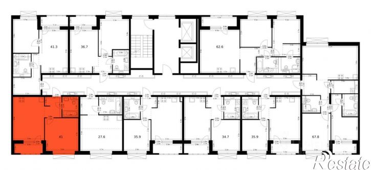 1-комн квартира в новом доме проезд Владимира Шнеппа, 5 к2,  д. 5 к2