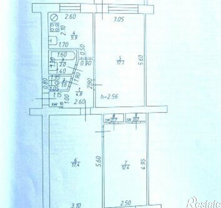 3-комн квартира ул Светлая, 18,  д. 18
