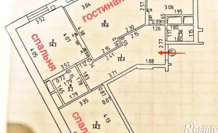 3-комн квартира пр-кт Победы, 139 1,  д. 139 1,  к. 1