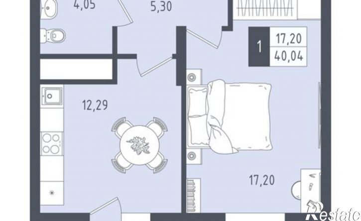 1-комн квартира в новом доме ул Аделя Кутуя, 133,  д. 133