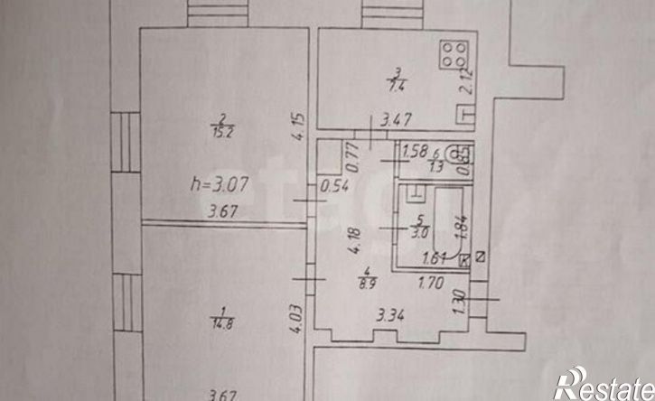 2-комн квартира ул Побежимова, 32А,  д. 32А