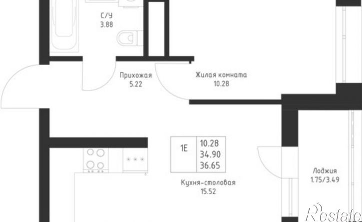 1-комн квартира в новом доме улица Петра Полушкина, 6,  д. 6