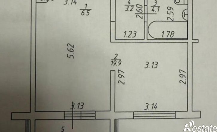 1-комн квартира ул Генерала Махмута Гареева, 3А,  д. 3А