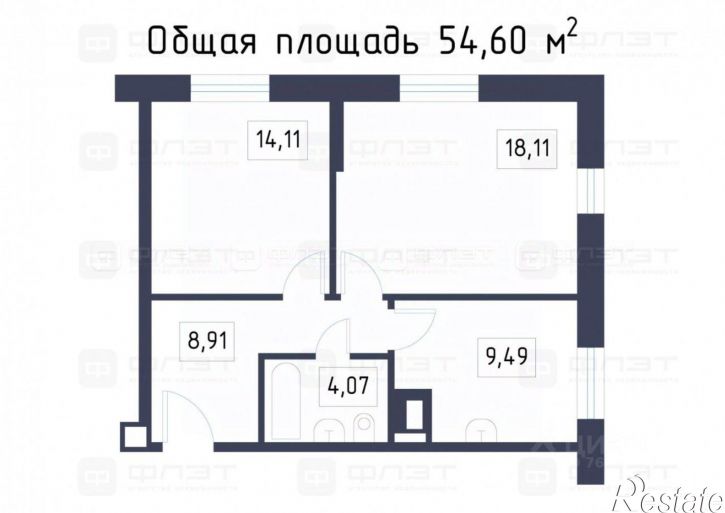 2-комн квартира ул Братьев Батталовых, 20 2,  д. 20 2,  к. 2