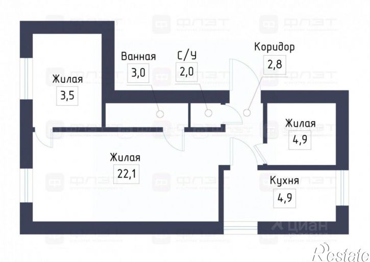 3-комн квартира ул Аметьевская, 32а,  д. 32а