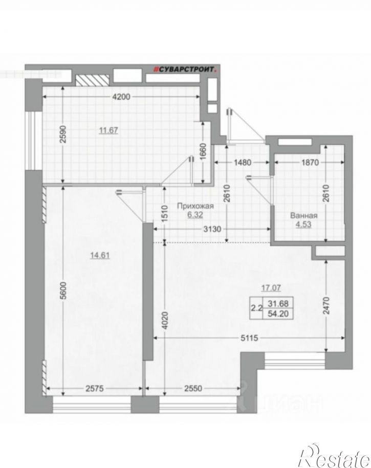 2-комн квартира ул Братьев Батталовых, 20А,  д. 20А