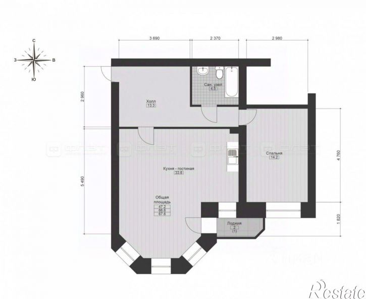 4-комн квартира улица Баки Урманче, 10,  д. 10