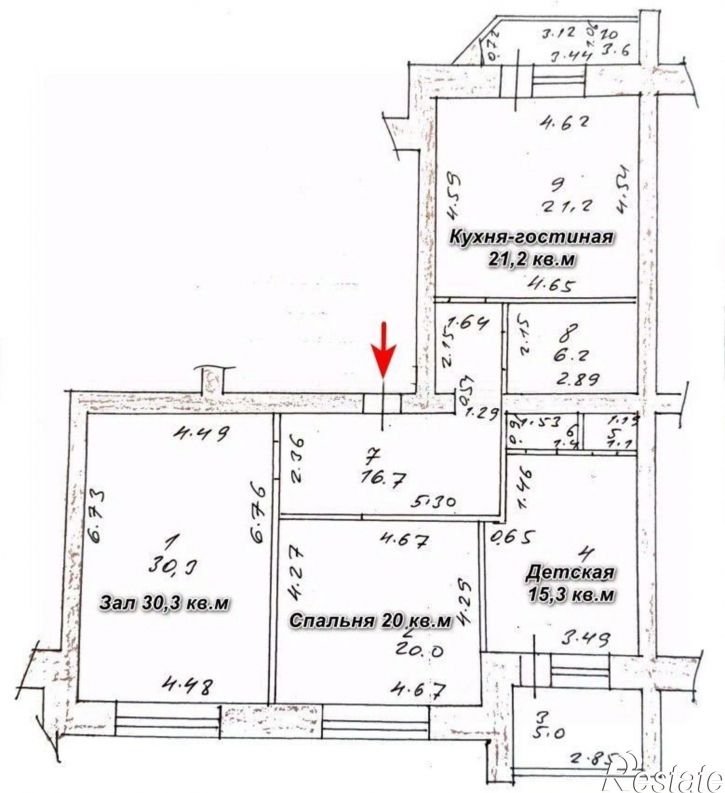 3-комн квартира ул Рихарда Зорге, 30А,  д. 30А