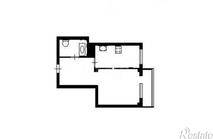1-комн квартира Интернациональная улица, 9А к3,  д. 9А к3