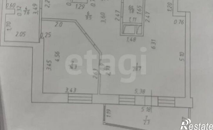 2-комн квартира улица Абубекира Терегулова, 10А,  д. 10А