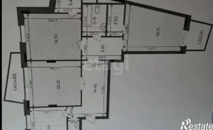 3-комн квартира ул Абубекира Терегулова, 10,  д. 10