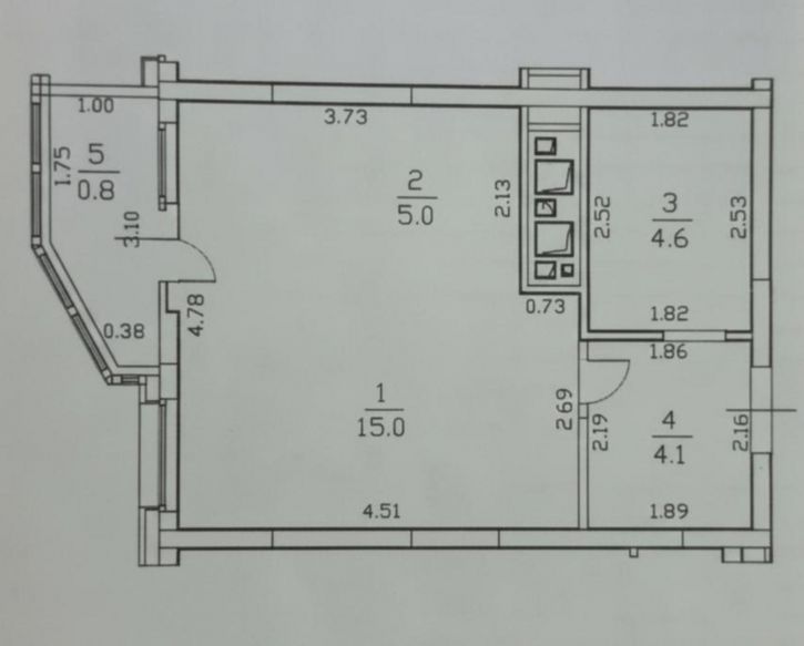 1-комн квартира Гавриила Державина, 4к2