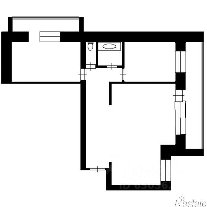 2-комн квартира ул Гаврилова, 2,  д. 2