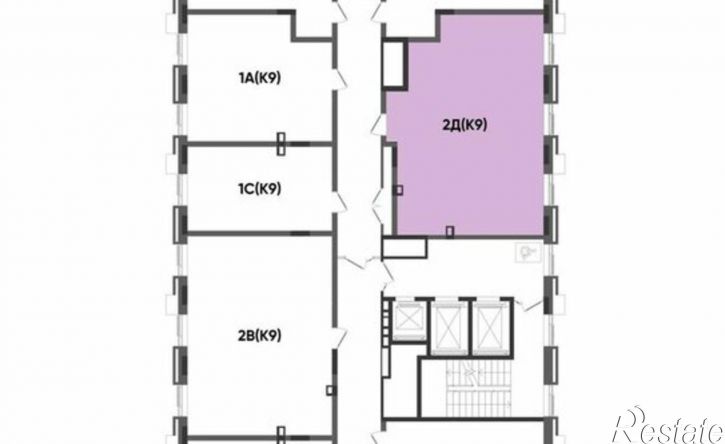 2-комн квартира в новом доме Бухарская улица, 3,  д. 3