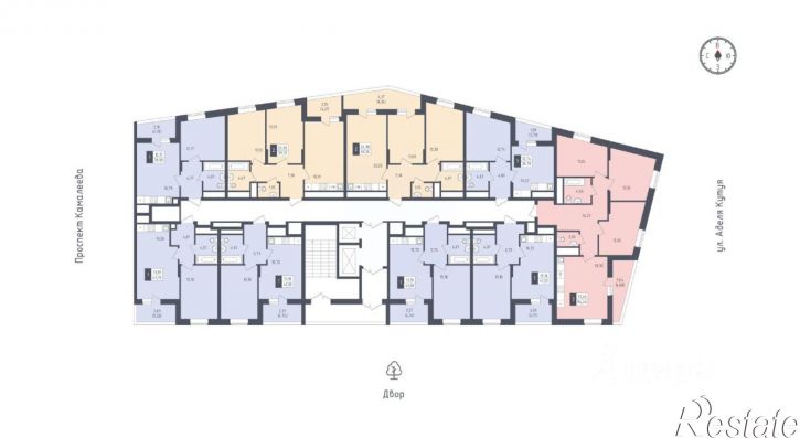 2-комн квартира в новом доме ул Аделя Кутуя, 133,  д. 133