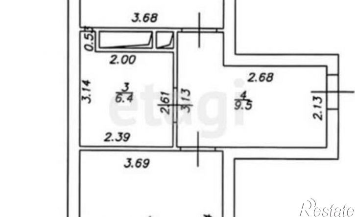 2-комн квартира улица Профессора Камая, 8,  д. 8