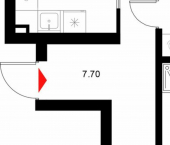 2-комн, 60 кв м, этаж 15/21 Техническая улица, 17Д