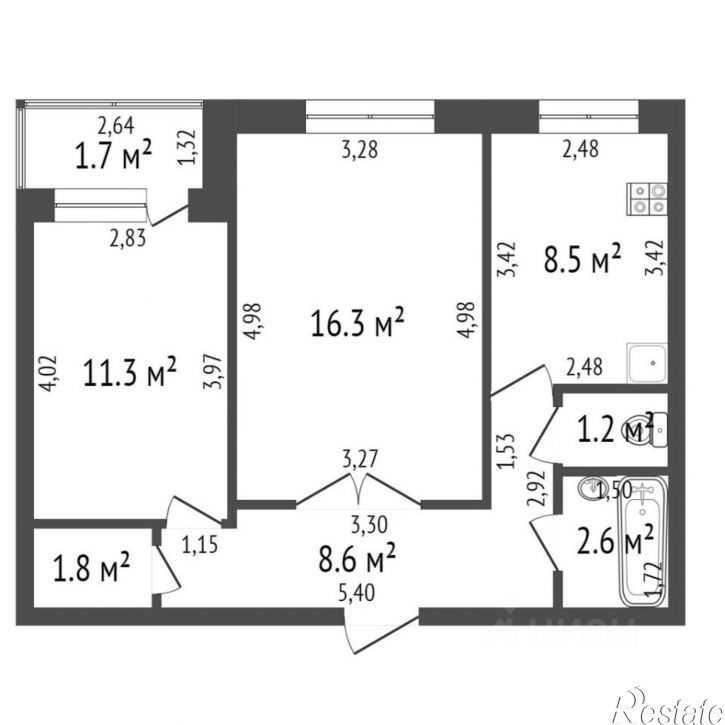 2-комн квартира ул Солдатская, 3,  д. 3