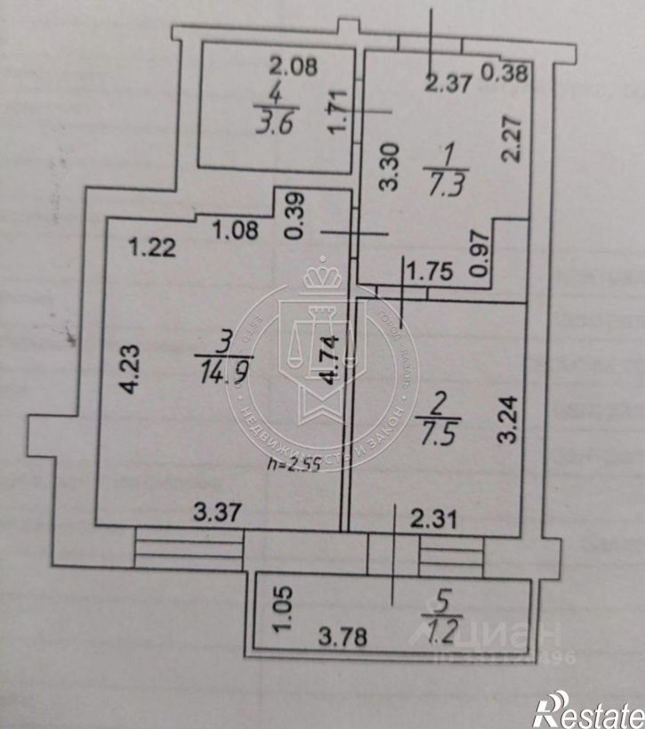 1-комн квартира ул Крутая, 2,  д. 2