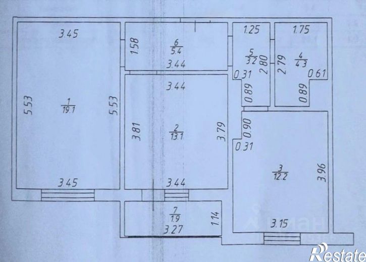 2-комн квартира ул Натана Рахлина, 7,  д. 7