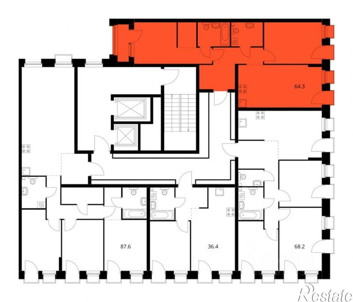 2-комн квартира в новом доме проезд Владимира Шнеппа, 5 к2,  д. 5 к2