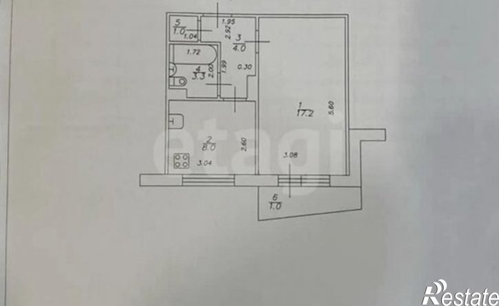 1-комн квартира ул Закиева, 15,  д. 15