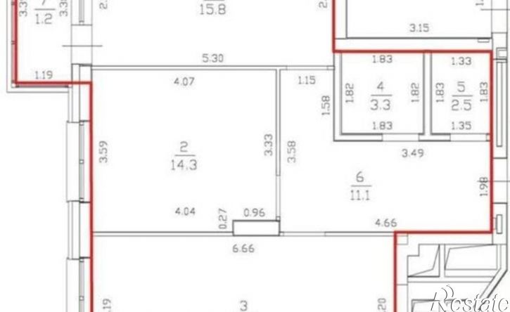 3-комн квартира проезд Юнуса Ахметзянова, 3,  д. 3