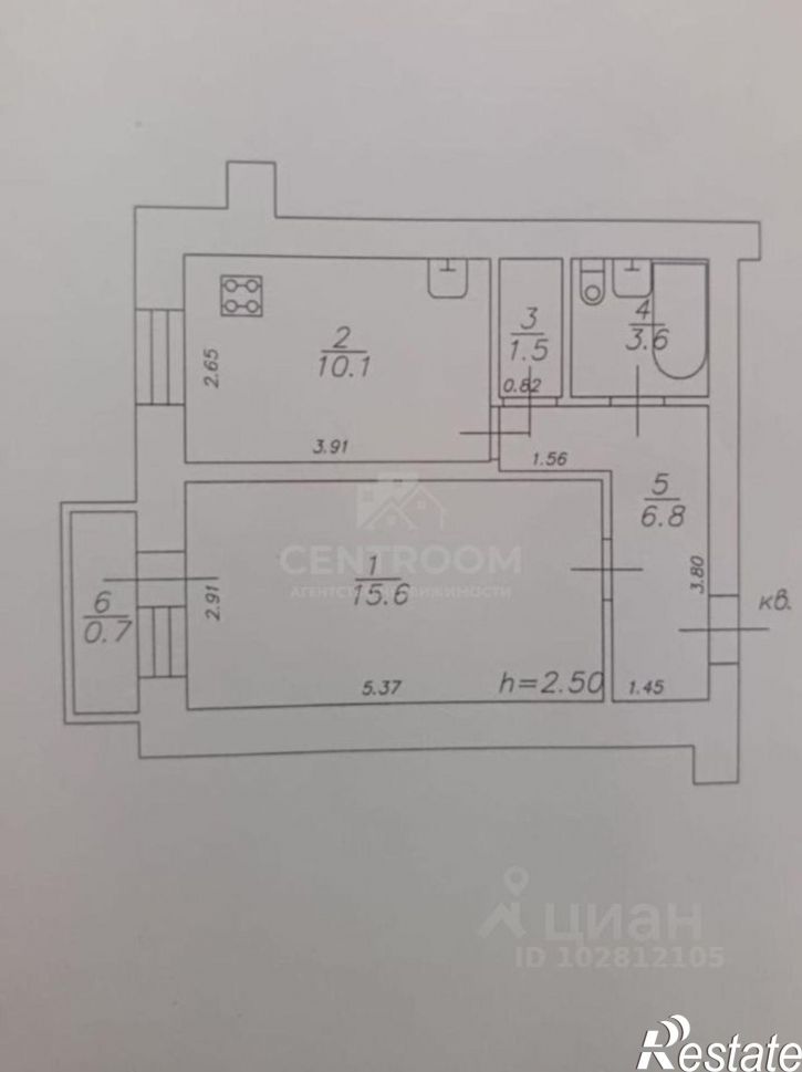 1-комн квартира ул Исмаила Гаспринского, 31,  д. 31