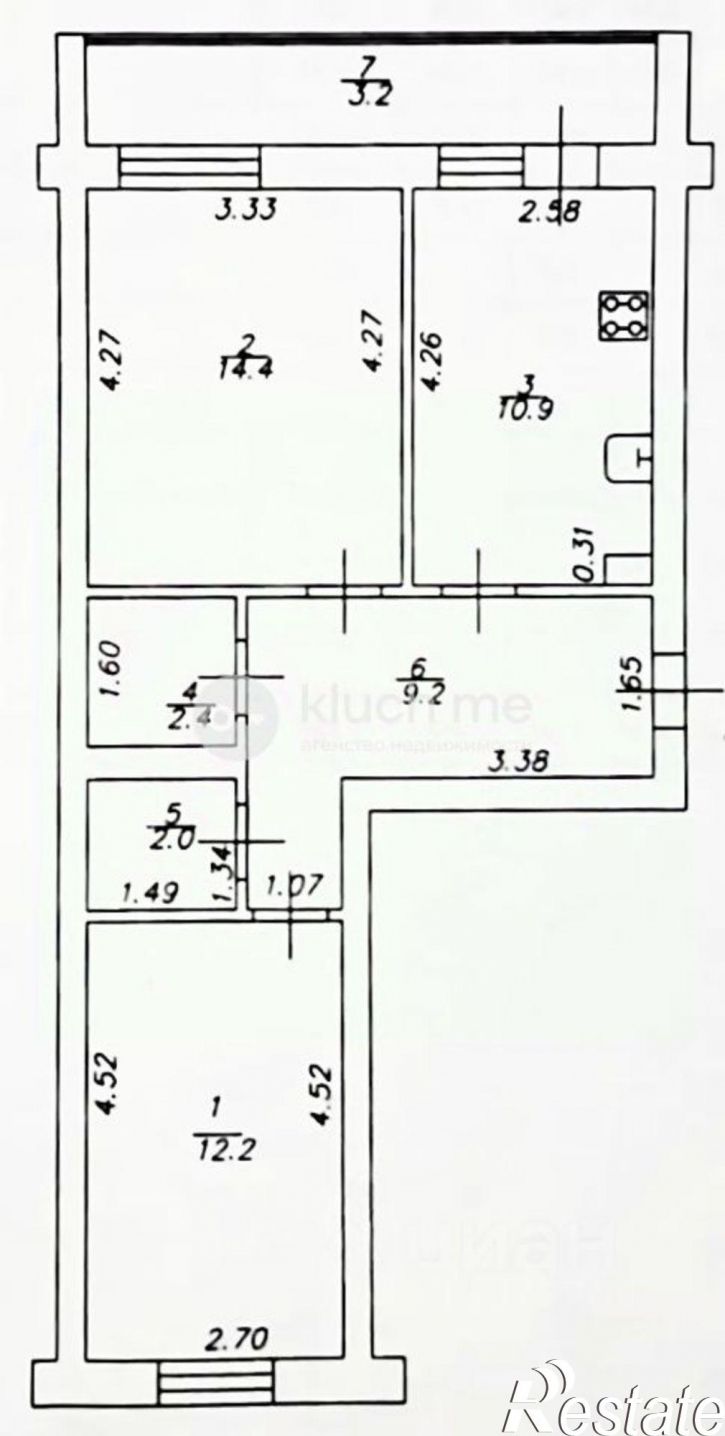 2-комн квартира Даурская улица, 44Г,  д. 44Г