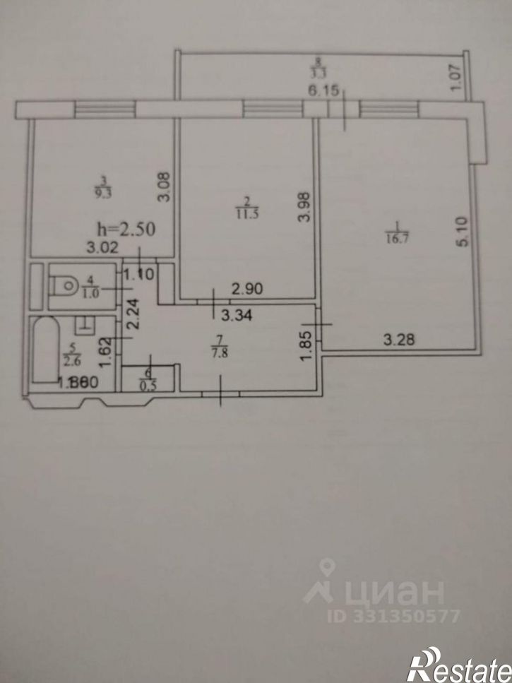 2-комн квартира ул Кул Гали, 1,  д. 1