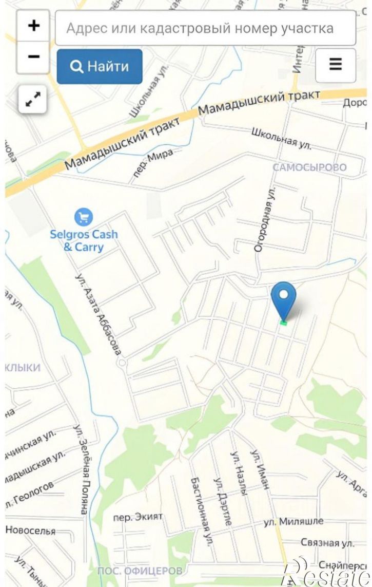 Земельный участок ул Мухамедьяра, 33Б,  д. 33Б