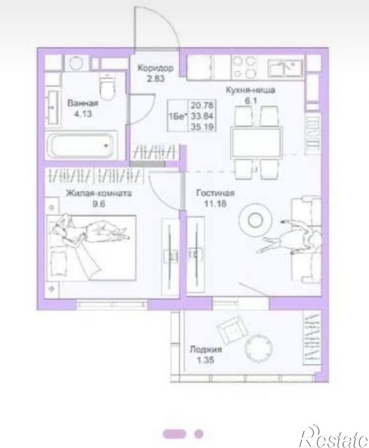 1-комн квартира улица Рашида Нежметдинова, 11 к4,  д. 11 к4