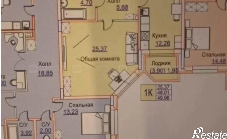 1-комн квартира ул Лукина, 50,  д. 50