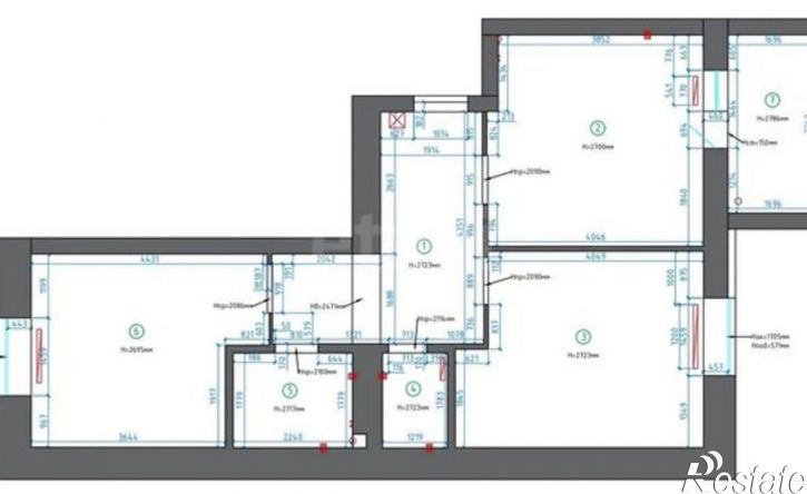 2-комн квартира ул Портовая, 37В 1,  д. 37В 1,  к. 1