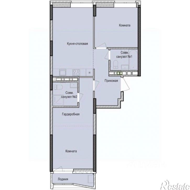 2-комн квартира в новом доме ул Аделя Кутуя, 157Б,  д. 157Б