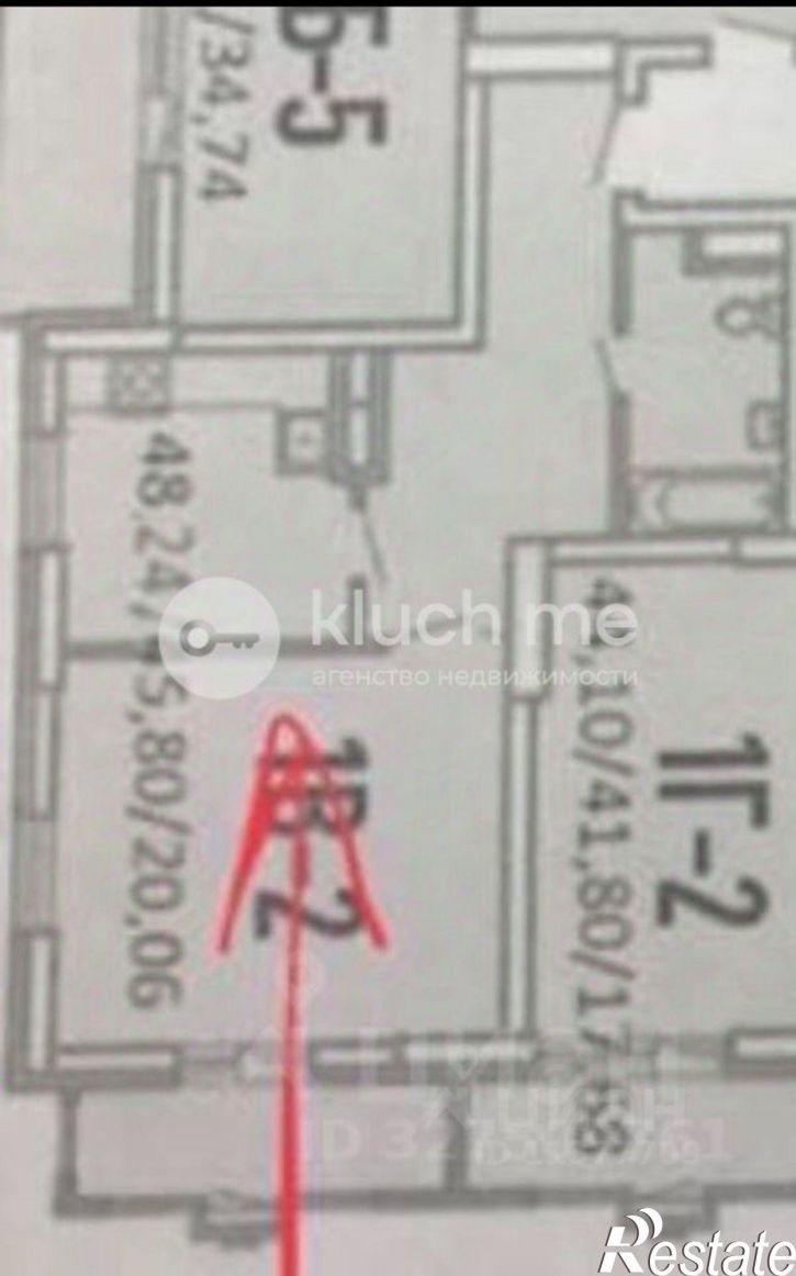 1-комн квартира улица Четаева, 42А,  д. 42А
