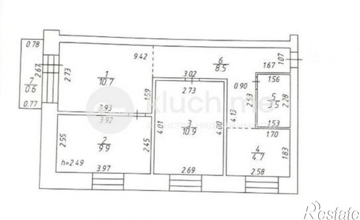 3-комн квартира ул Даурская, 16А,  д. 16А