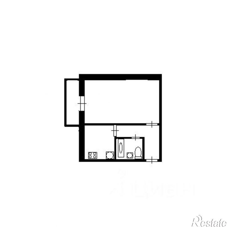 1-комн квартира ул Татарстан, 64,  д. 64