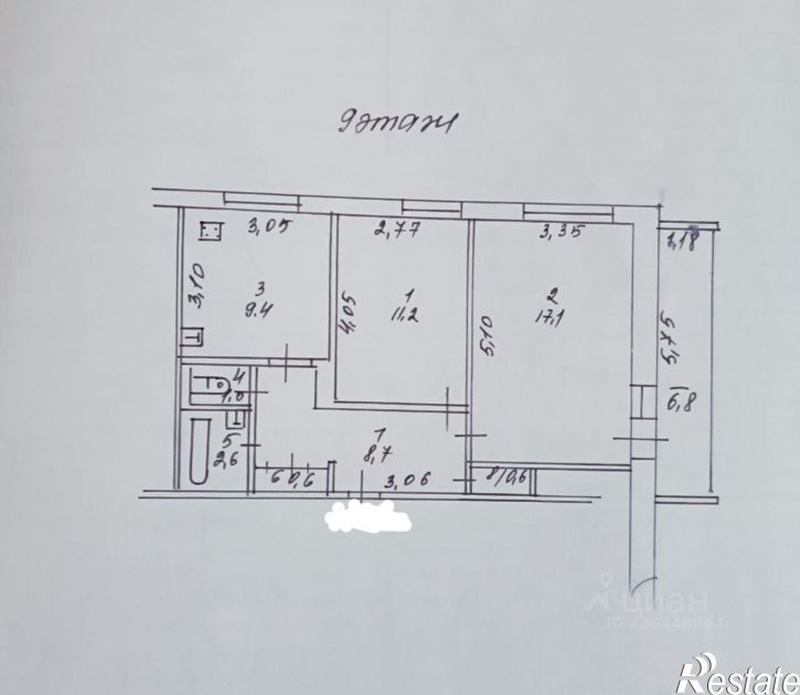2-комн квартира ул Юлиуса Фучика, 52,  д. 52