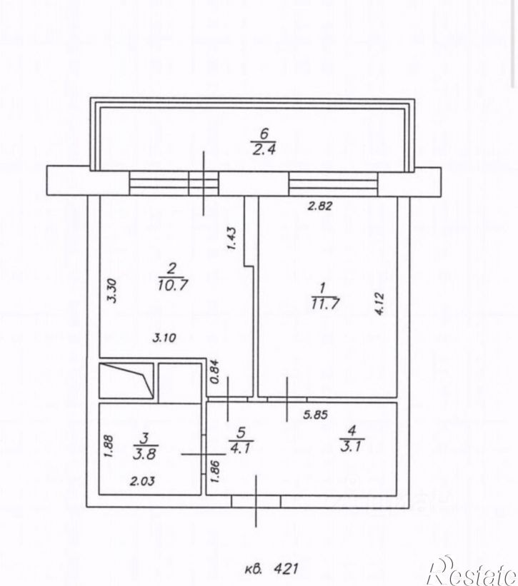 1-комн квартира ул Аделя Кутуя, 98,  д. 98