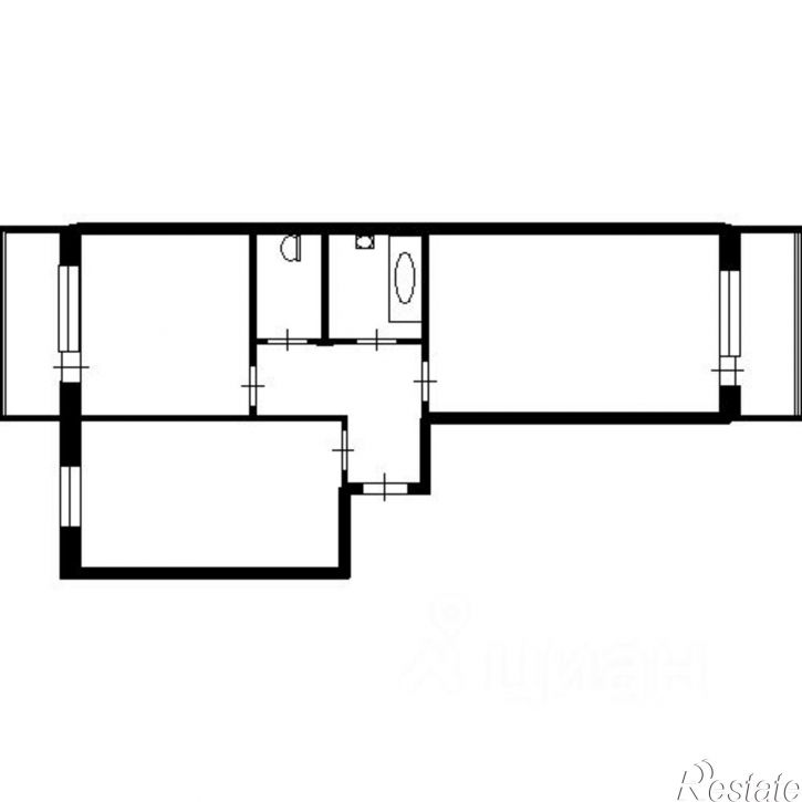 2-комн квартира ул Кутузова, 8,  д. 8