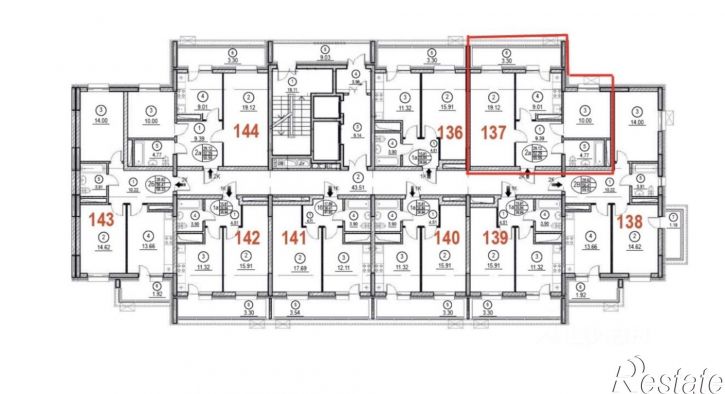 2-комн квартира ул Родины, 18А 1,  д. 18А 1,  к. 1