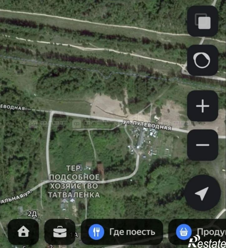 Земельный участок тер. подсобное хозяйство Татваленка, дом 5072