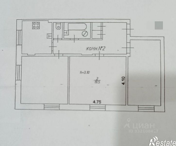 1-комн квартира ул Рахимова, 33,  д. 33