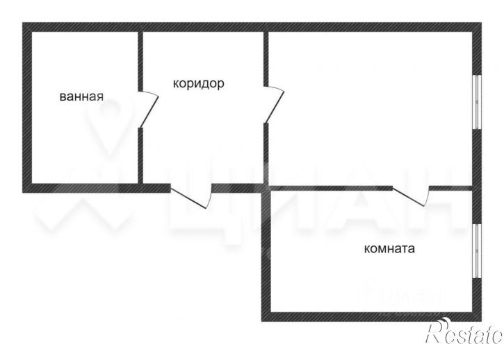 1-комн квартира Республика Татарстан (Татарстан), Казань